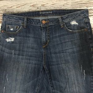 EUC JCP Boyfriend Destructed Jeans sz 10